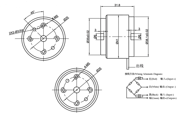 NJL-205尺寸圖